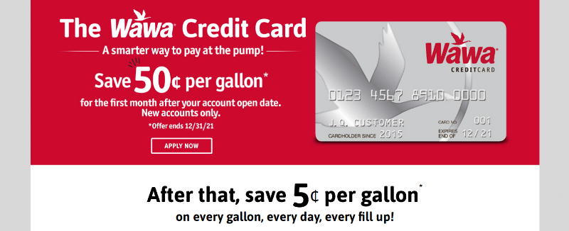 wawa credit card enroll